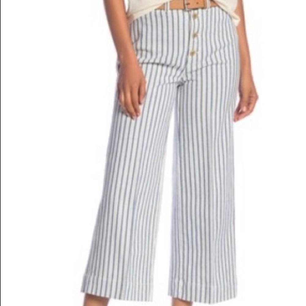 Madewell cropped wideleg Jeans